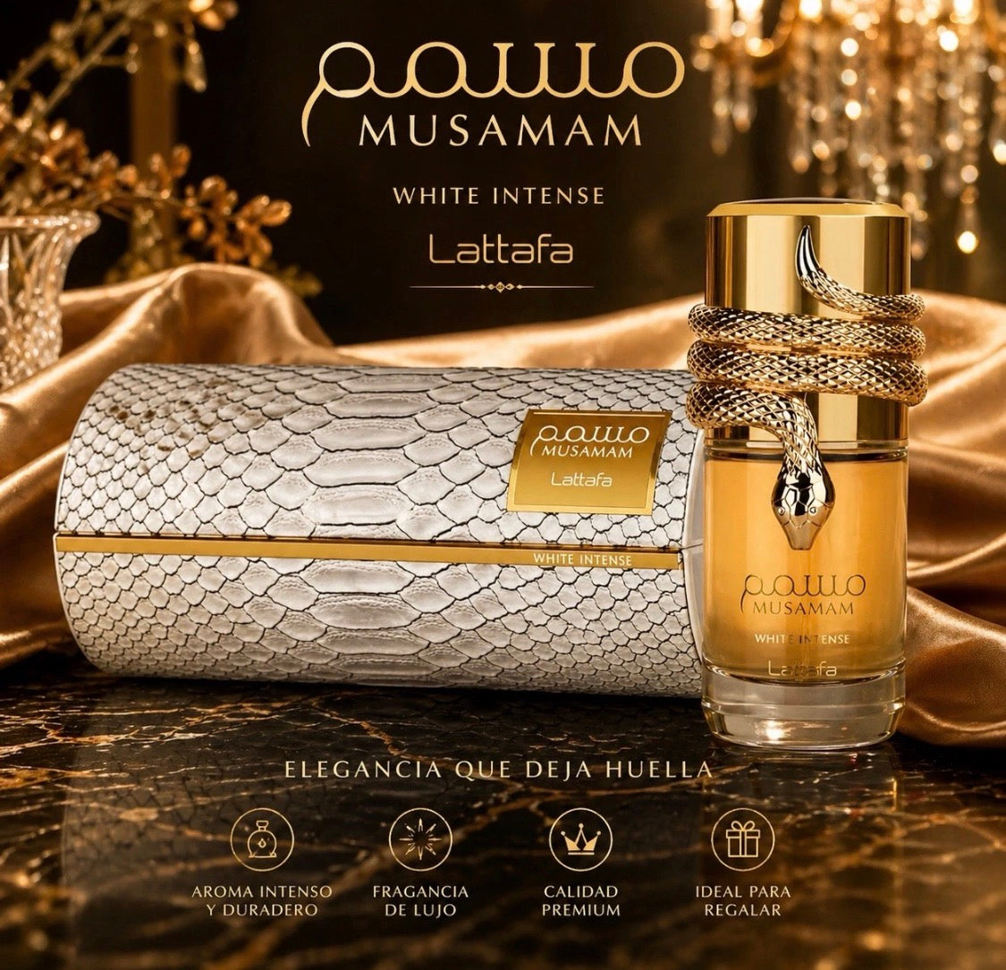 LATTAFA MUSAMAM WHITE INTENSE 3.4 0Z   UNISEX PERFUME NEW SEALED BOX  ORIGINAL